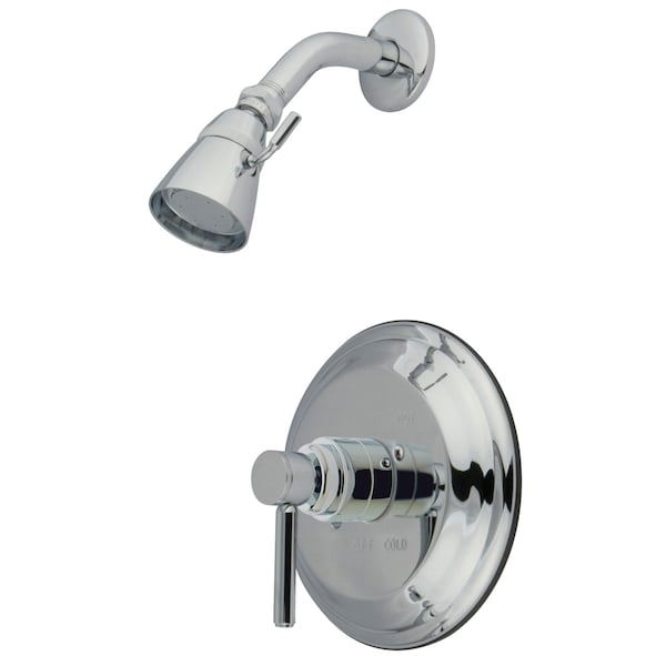 Shower Faucet, 2, Wall Mount, Polished Chrome